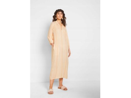 B.P.C Sukienka koszulowa lejąca w paski midi ^42