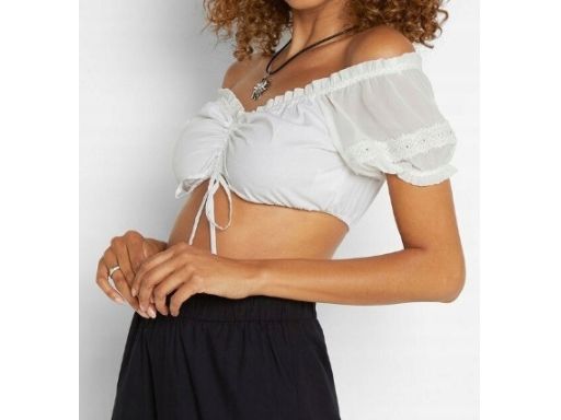 B.P.C damska bluzka krótka ludowa r.42