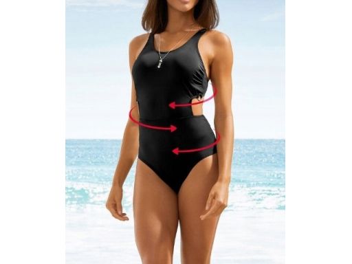 B.P.C kostium kąpielowy monokini czarny r.42