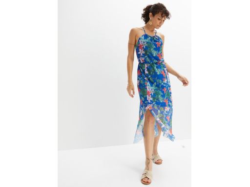 B.P.C sukienka z siateczki w kwiatki 48/50.