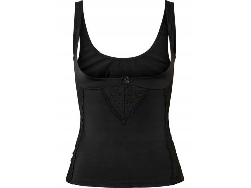 B.P.C modelujący top z koronką czarny ^40