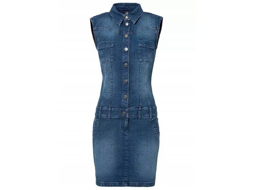 B.P.C sukienka jeansowa niebieska r.36