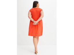 B.P.C czerwona sukienka ze splotem r.44/46