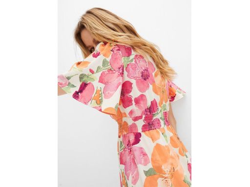 B.P.C asymetryczna sukienka w kwiaty ^48