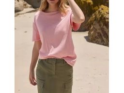 B.P.C t-shirt dzianinowy jasnoróżowy ^44/46