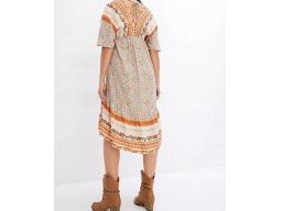 B.P.C sukienka ciążowa wzorzysta midi r.42