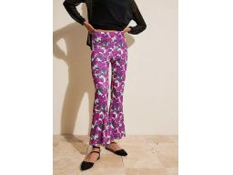 B.P.C legginsy rozkloszowane z nadrukiem kwiatowym ^44/46