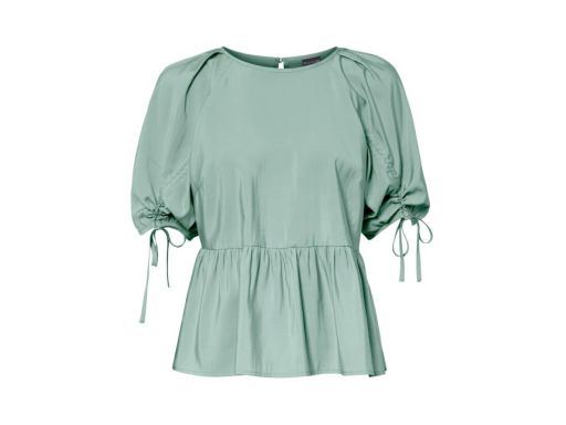 B.P.C bluzka miętowa z marszczeniem ^38
