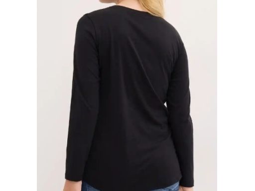 B.P.C bluzka bawełniana butelkowa zieleń z białym nadrukiem ^52/54