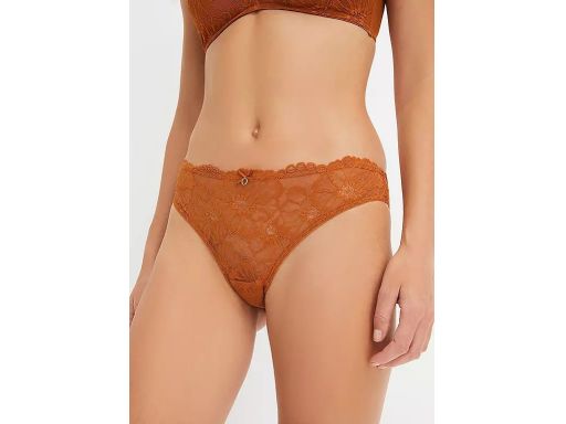 B.P.C koronkowe sexi figi mini rio brązowe r.44/46