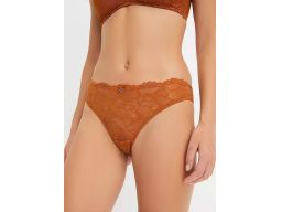 B.P.C koronkowe sexi figi mini rio brązowe r.44/46