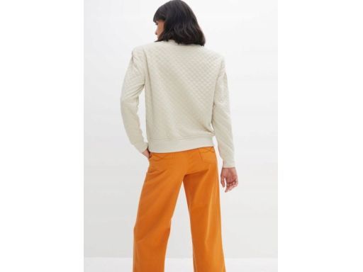 B.P.C modna bluza damska pikowana piaskowa r.48/50