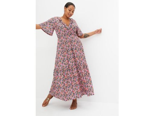 B.P.C długa sukienka w kwiaty 40/42.