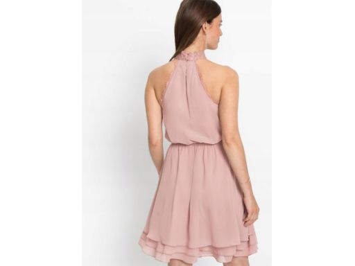 B.P.C sukienka brudny róż z koronką r.44