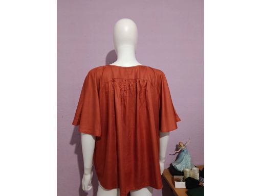 B.P.C bluzka koszulowa ruda wiskoza 40.
