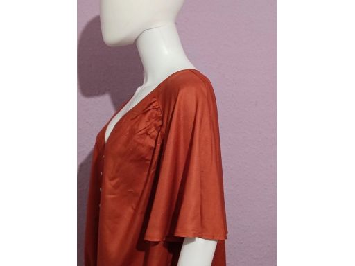 B.P.C bluzka koszulowa ruda wiskoza 40.