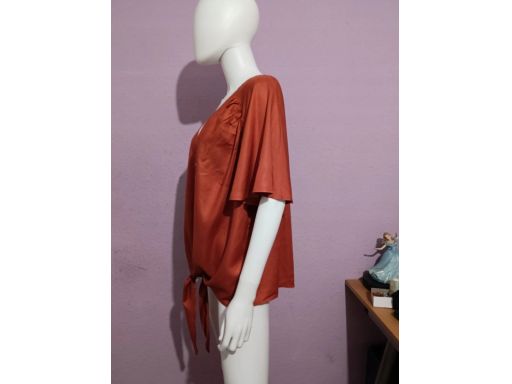 B.P.C bluzka koszulowa ruda wiskoza 40.