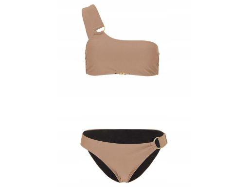 B.P.C bikini bandeau asymetryczne fango r.44