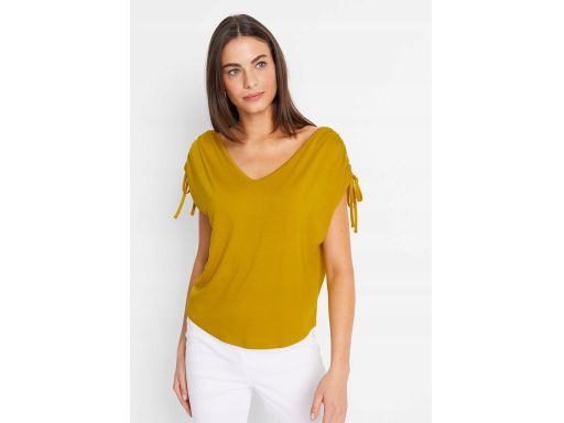 B.P.C bluzka modna z marszczeniem r.40/42