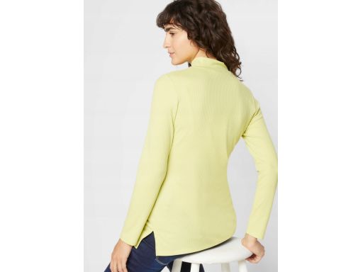 B.P.C limonkowy półgolf prążek 40/42.