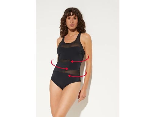 B.P.C kostium kąpielowy modelujący ekskluzywny siateczka 40.