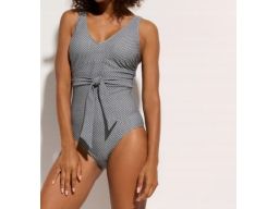 B.P.C kostium kąpielowy we wzory z wiązaniem r.52