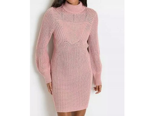 B.P.C sukienka dzianinowa brudny róż 40/42.