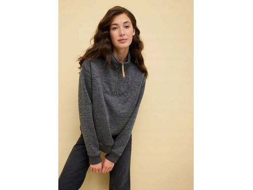 B.P.C bluza damska miękka boxy szara ^40/42