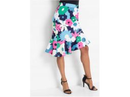 B.P.C asymetryczna spódnica kolorowa r.32/34