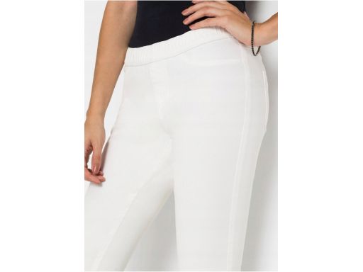 B.P.C jeansy damskie białe wygodne ^38