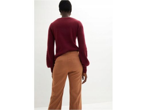 B.P.C spodnie damskie brązowe wywijane r.50