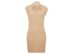 B.P.C długa kamizelka ze stójką beżowa ^36/38