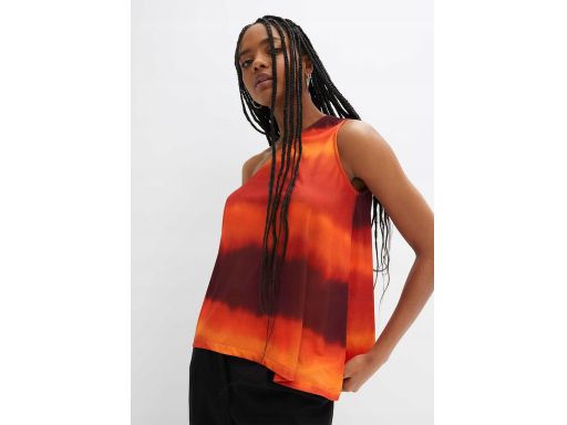 B.P.C bluzka wzorzysta top na jedno ramaię ^40/42