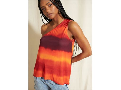 B.P.C bluzka wzorzysta top na jedno ramaię ^40/42