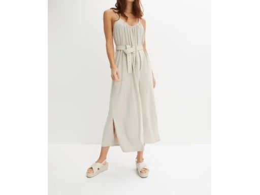 B.P.C sukienka letnia długa beżowa r.44/46