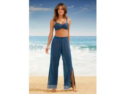 *B.P.C spodnie granat z haftem plażowe r.36
