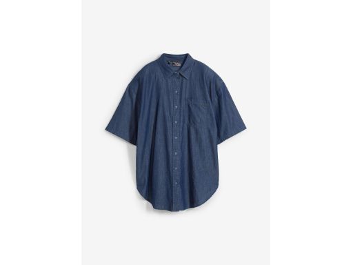 B.P.C koszula jeansowa ciemna krótki rękaw 44.