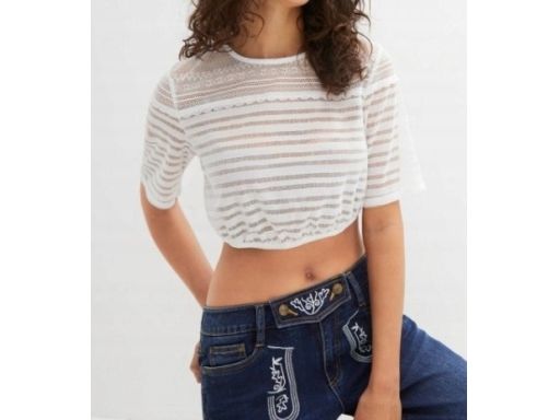 B.P.C damska bluzka krótka ludowa r.48/50