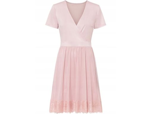 B.P.C sukienka różowa z koronką 36/38.