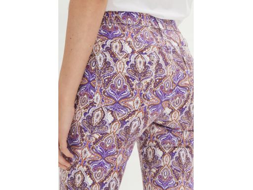 B.P.C spodnie ze stretchem w kolorowe wzory ^46