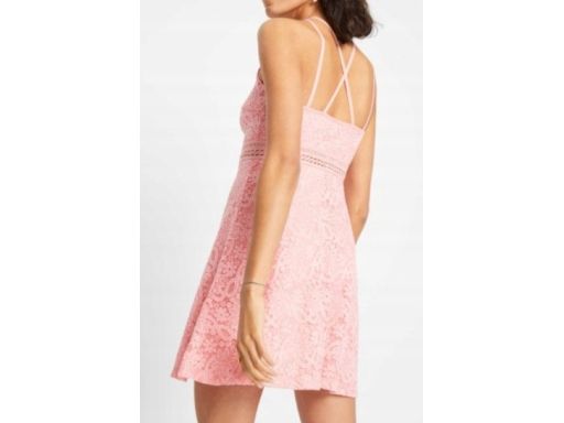 B.P.C sukienka koronkowa różana ^36/38