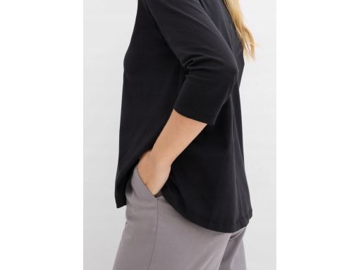 B.P.C bluzka tunika czarna bawełniana 52/54.