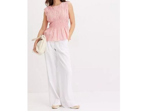 B.P.C top różowy marszczenia r.42