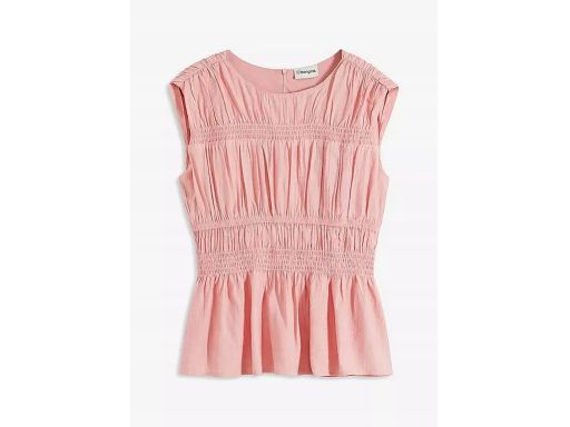 B.P.C top różowy marszczenia r.42