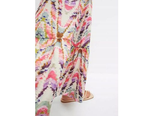 B.P.C długa sukienka kolorowa we wzory r.36/38