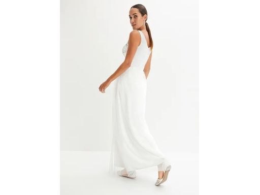 B.P.C suknia ślubna romantyczna z koronką 34.