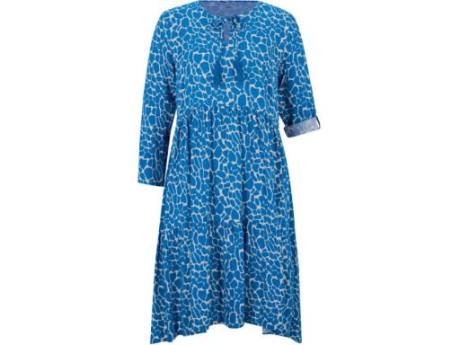 B.P.C sukienka z wiskozy we wzory 36.