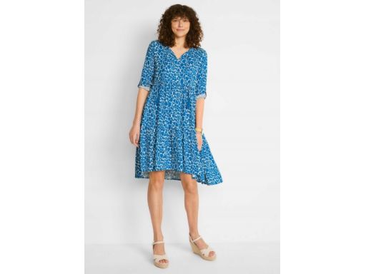 B.P.C sukienka z wiskozy we wzory 36.