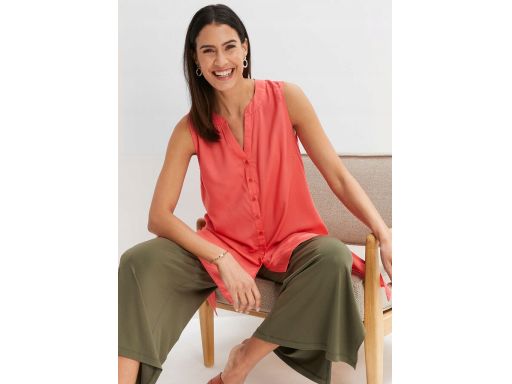 B.P.C koszula długa asymetryczna bez rękawów r.36