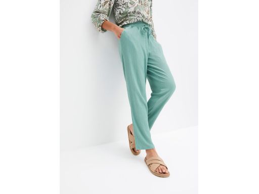 B.P.C zielone spodnie proste ^40/42